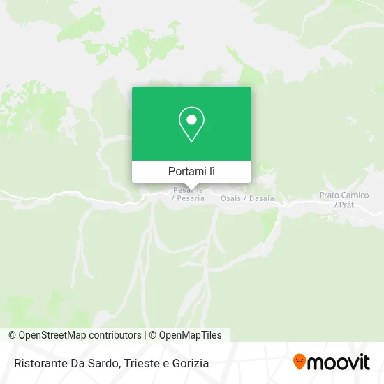 Mappa Ristorante Da Sardo