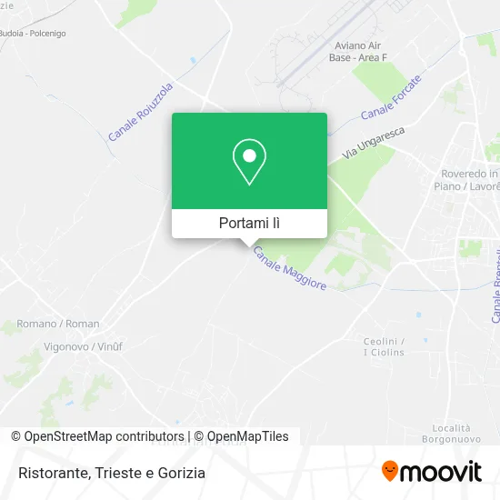 Mappa Ristorante