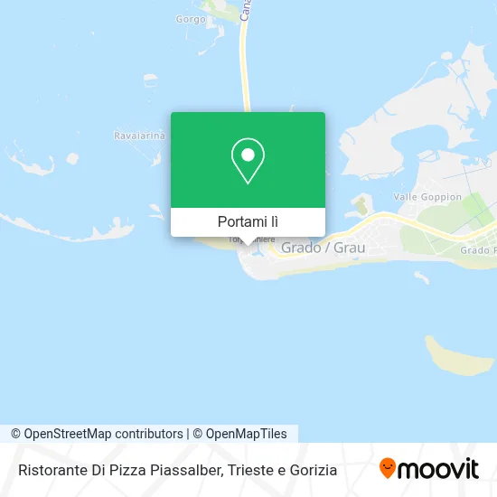 Mappa Ristorante Di Pizza Piassalber