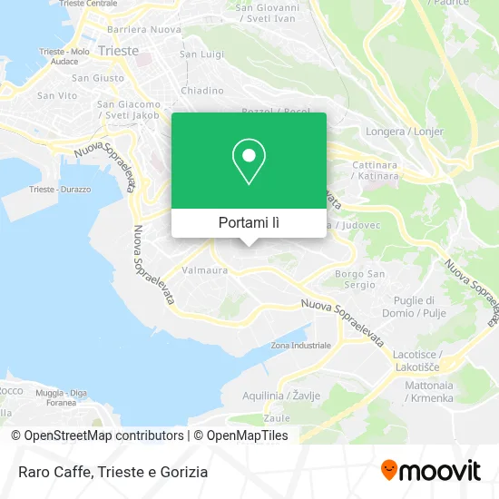 Mappa Raro Caffe