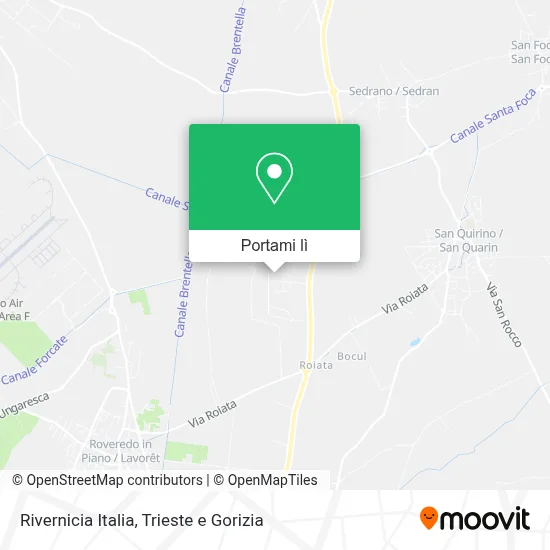 Mappa Rivernicia Italia