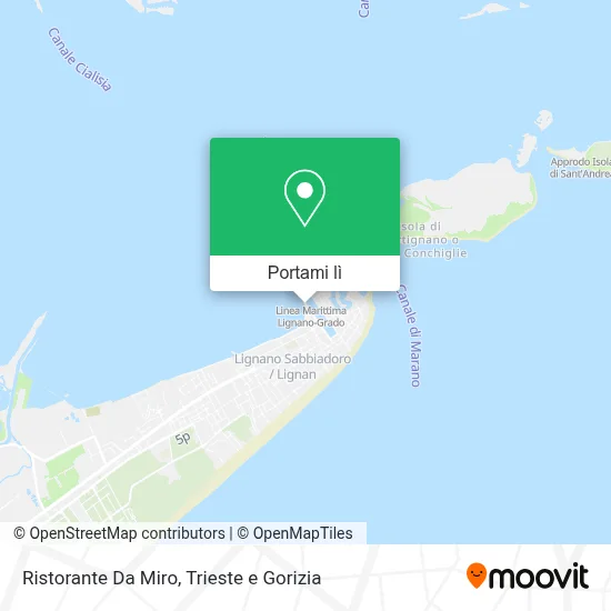 Mappa Ristorante Da Miro
