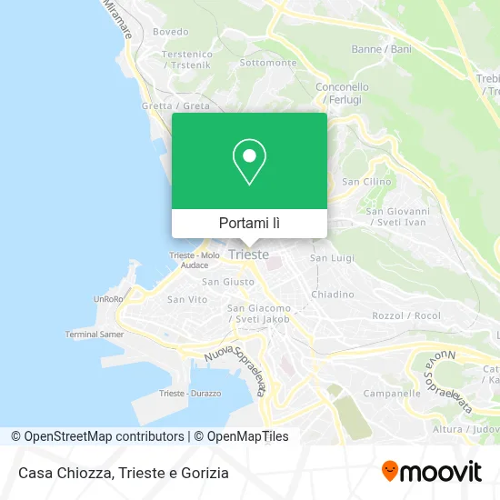 Mappa Casa Chiozza