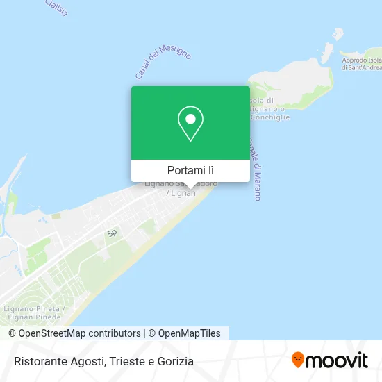 Mappa Ristorante Agosti