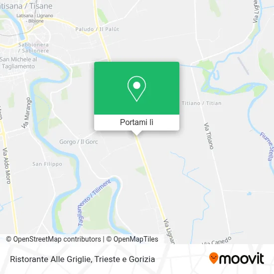 Mappa Ristorante Alle Griglie