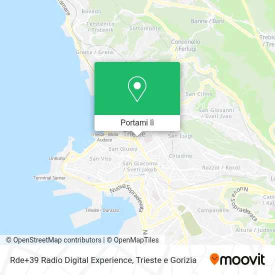 Mappa Rde+39 Radio Digital Experience