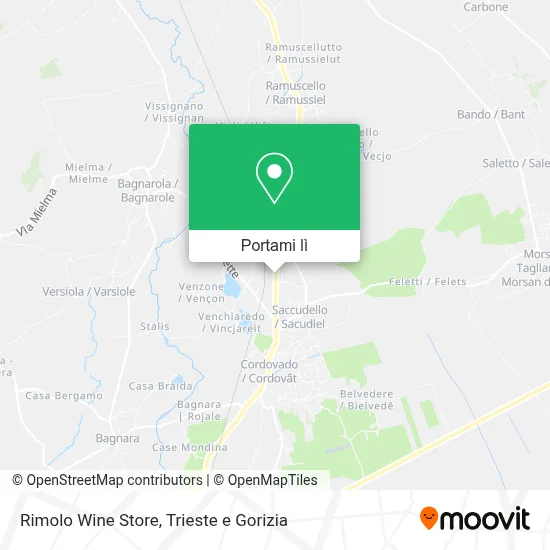 Mappa Rimolo Wine Store