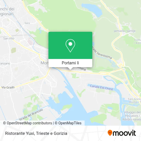 Mappa Ristorante Yuxi