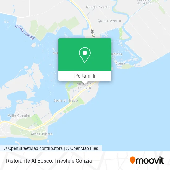 Mappa Ristorante Al Bosco