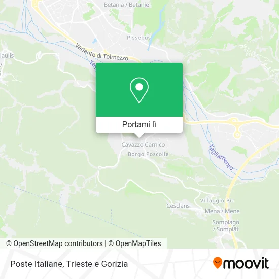 Mappa Poste Italiane