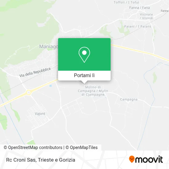 Mappa Rc Croni Sas