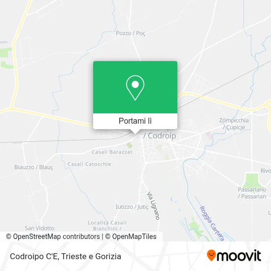 Mappa Codroipo C'E
