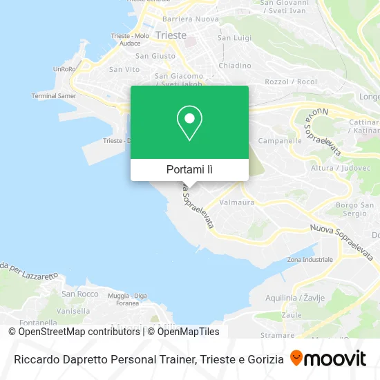Mappa Riccardo Dapretto Personal Trainer