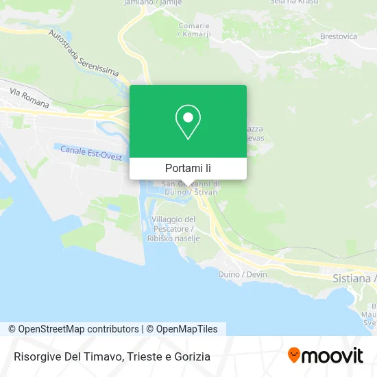Mappa Risorgive Del Timavo