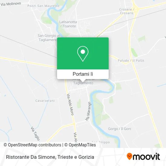 Mappa Ristorante Da Simone