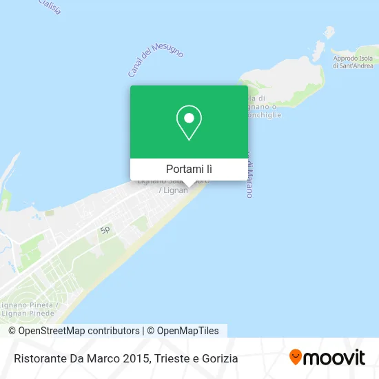 Mappa Ristorante Da Marco 2015