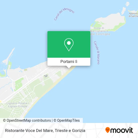 Mappa Ristorante Voce Del Mare