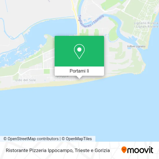 Mappa Ristorante Pizzeria Ippocampo