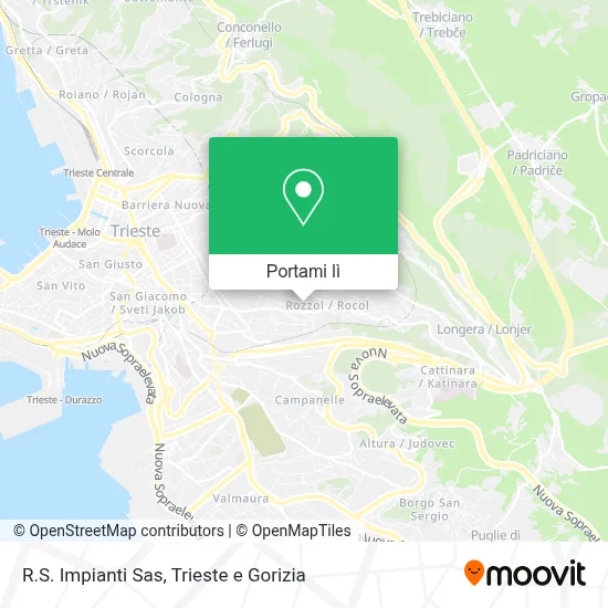 Mappa R.S. Impianti Sas
