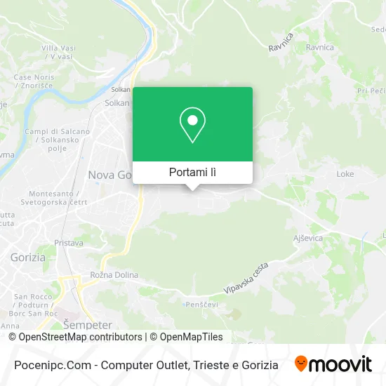 Mappa Pocenipc.Com - Computer Outlet