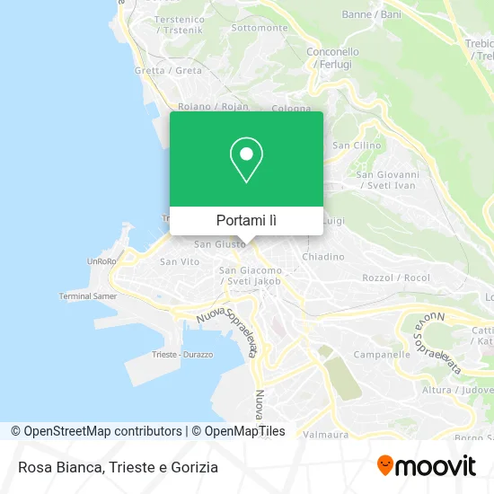 Mappa Rosa Bianca