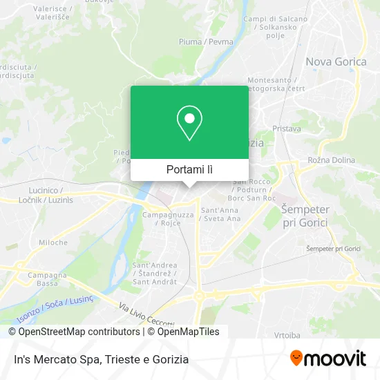 Mappa In's Mercato Spa