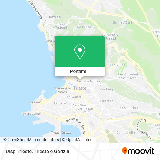 Mappa Uisp Trieste