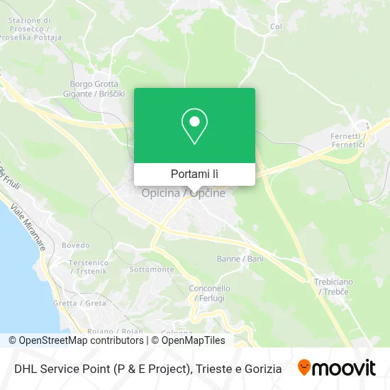 Mappa DHL Service Point (P & E Project)