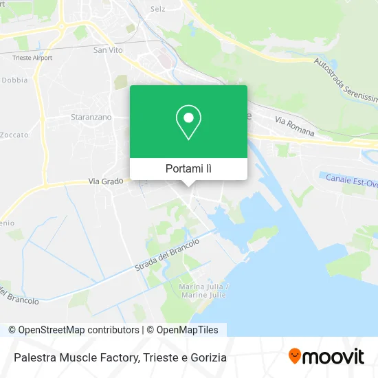 Mappa Palestra Muscle Factory