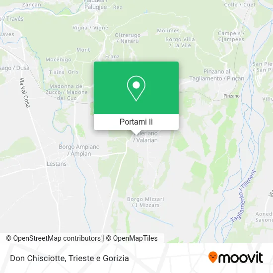 Mappa Don Chisciotte