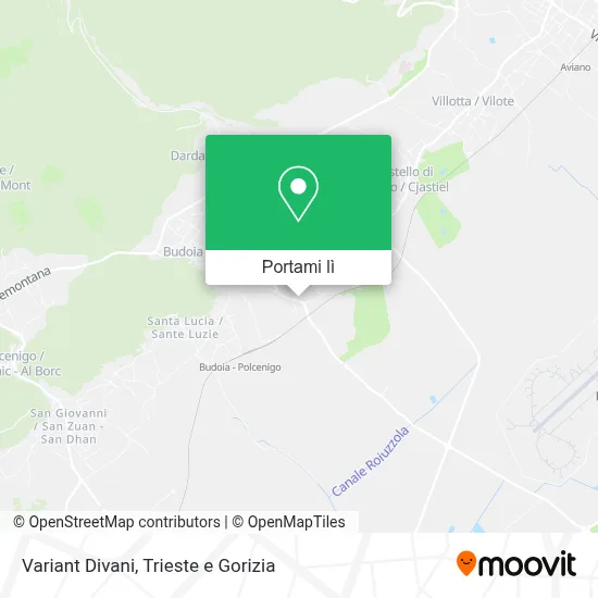 Mappa Variant Divani