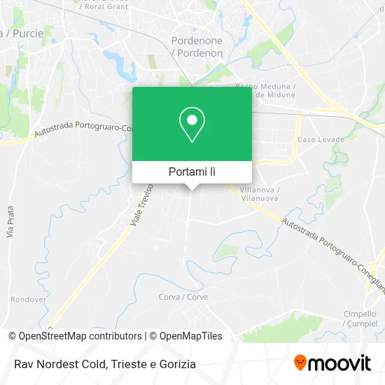 Mappa Rav Nordest Cold