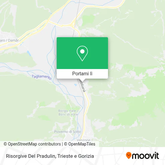 Mappa Risorgive Del Pradulin
