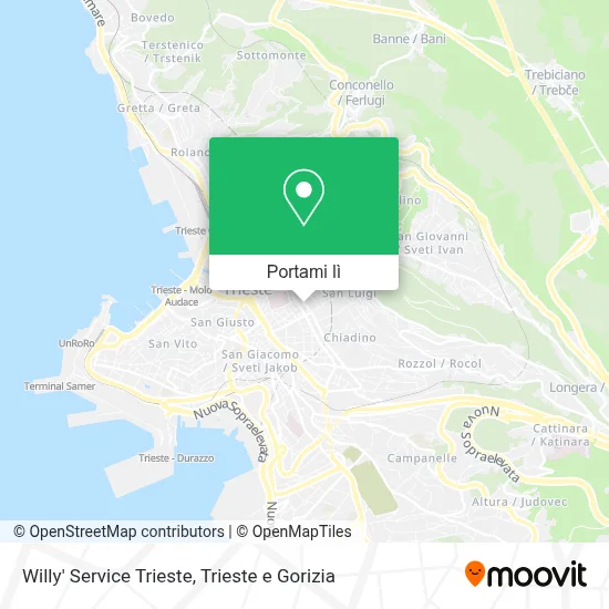 Mappa Willy' Service Trieste