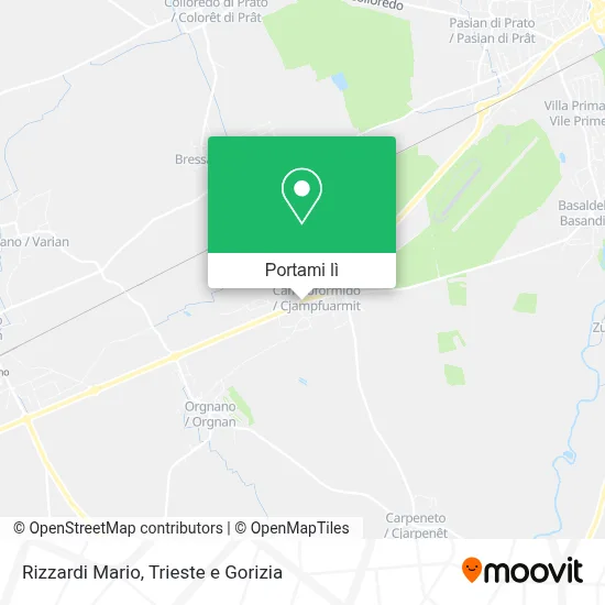 Mappa Rizzardi Mario