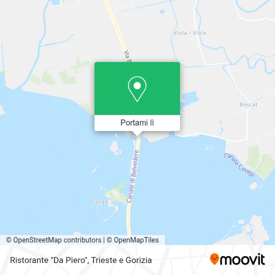Mappa Ristorante "Da Piero"