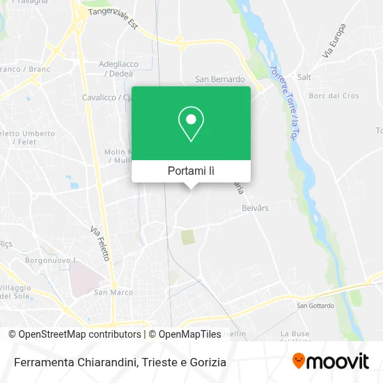 Mappa Ferramenta Chiarandini