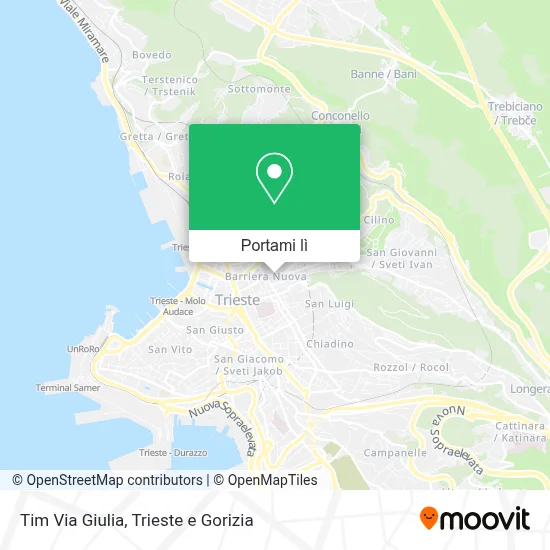 Mappa Tim Via Giulia