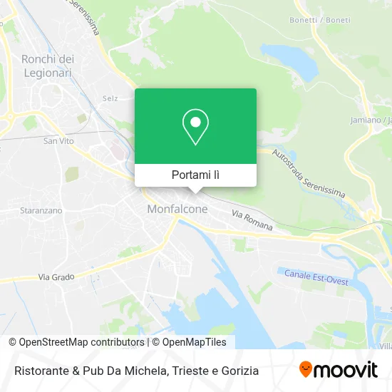 Mappa Ristorante & Pub Da Michela