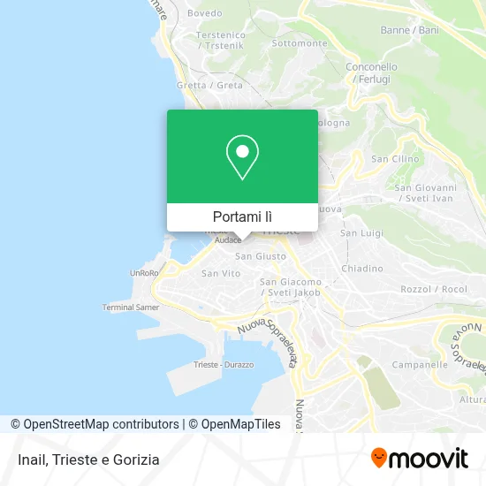 Mappa Inail