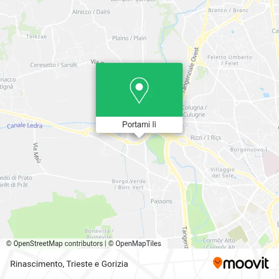 Mappa Rinascimento