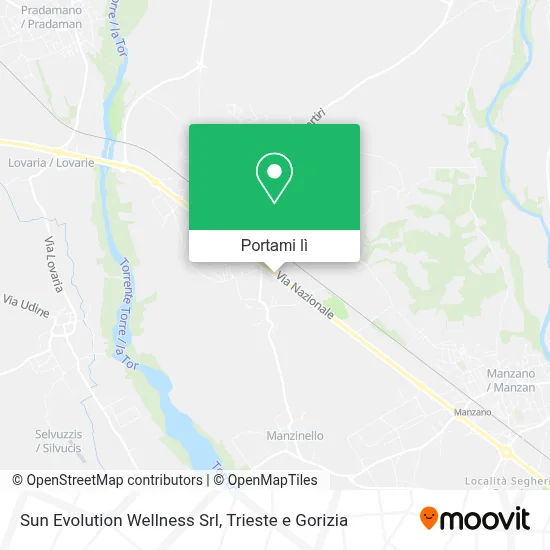 Mappa Sun Evolution Wellness Srl