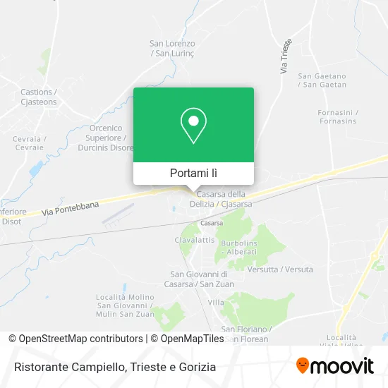 Mappa Ristorante Campiello
