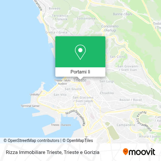 Mappa Rizza Immobiliare Trieste