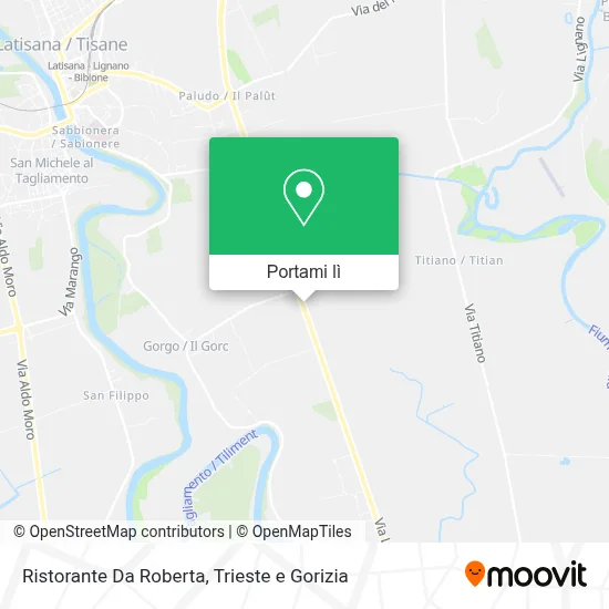 Mappa Ristorante Da Roberta