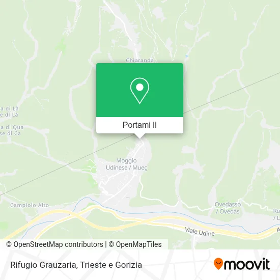 Mappa Rifugio Grauzaria