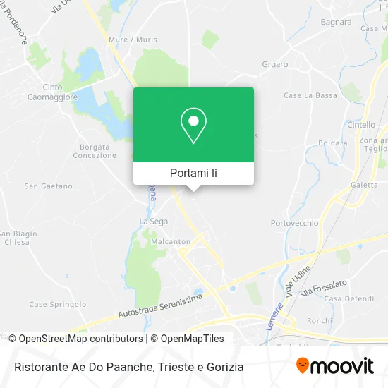 Mappa Ristorante Ae Do Paanche