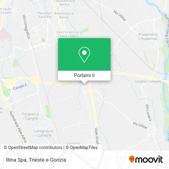 Mappa Rina Spa
