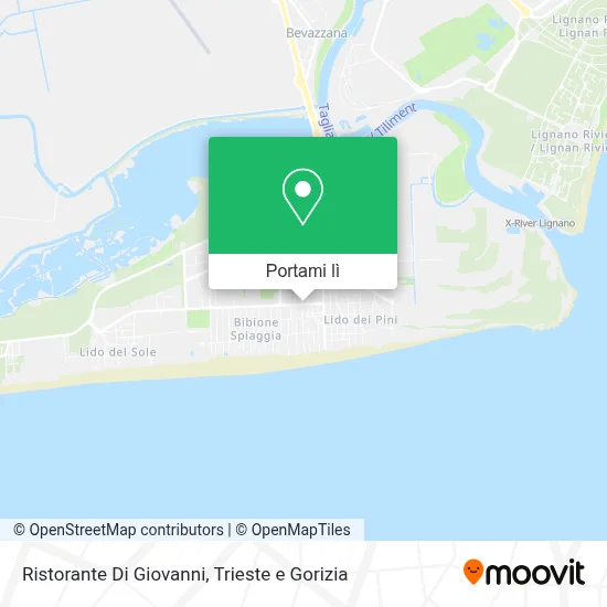 Mappa Ristorante Di Giovanni
