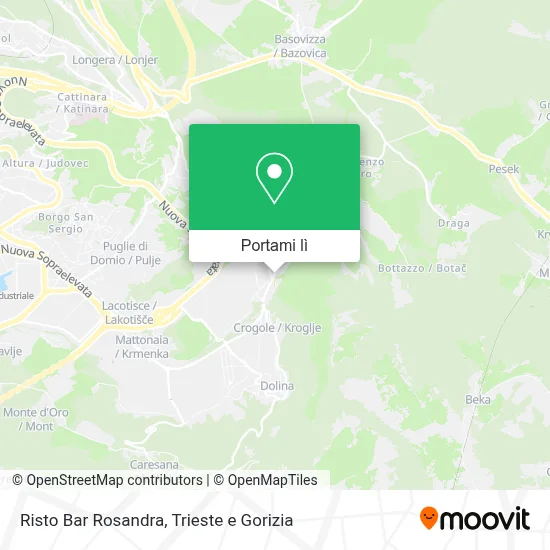 Mappa Risto Bar Rosandra